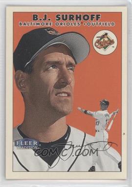 2000 Fleer Tradition - [Base] - Glossy #42 - B.J. Surhoff