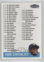 Checklist - Ken Griffey Jr.