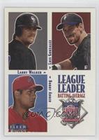 League Leaders - Larry Walker, Luis Gonzalez, Bobby Abreu [EX to NM]