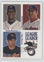 League Leaders - Pedro Martinez, Bartolo Colon, Mike Mussina