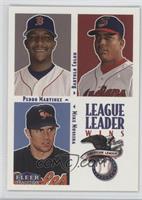 League Leaders - Pedro Martinez, Bartolo Colon, Mike Mussina