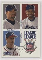 League Leaders - Greg Maddux, Mike Hampton, Jose Lima