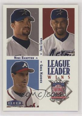 2000 Fleer Tradition - [Base] - Glossy #8 - League Leaders - Greg Maddux, Mike Hampton, Jose Lima