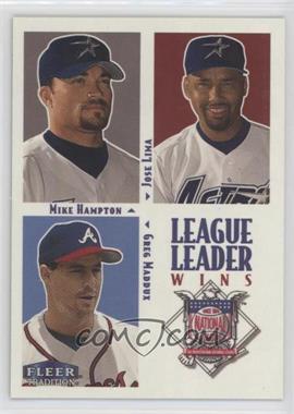 2000 Fleer Tradition - [Base] - Glossy #8 - League Leaders - Greg Maddux, Mike Hampton, Jose Lima