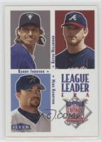 League Leaders - Randy Johnson, Kevin Millwood, Mike Hampton