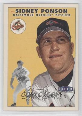 2000 Fleer Tradition - [Base] #398 - Sidney Ponson