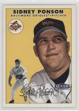 2000 Fleer Tradition - [Base] #398 - Sidney Ponson