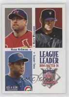 League Leaders - Mark McGwire, Matt Williams, Sammy Sosa