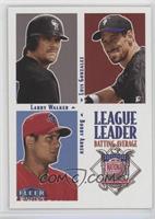 League Leaders - Larry Walker, Luis Gonzalez, Bobby Abreu