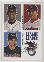 League Leaders - Pedro Martinez, Bartolo Colon, Mike Mussina