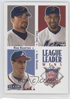 League Leaders - Greg Maddux, Mike Hampton, Jose Lima