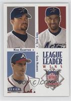 League Leaders - Greg Maddux, Mike Hampton, Jose Lima