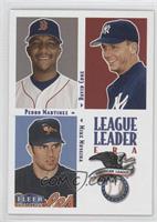 League Leaders - Pedro Martinez, David Cone, Mike Mussina