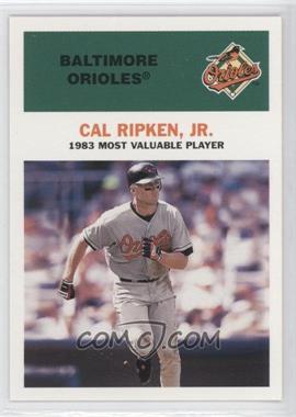 2000 Fleer Tradition - Ripken Collection #3 - Cal Ripken Jr.