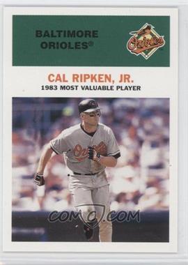 2000 Fleer Tradition - Ripken Collection #3 - Cal Ripken Jr.