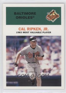 2000 Fleer Tradition - Ripken Collection #3 - Cal Ripken Jr.