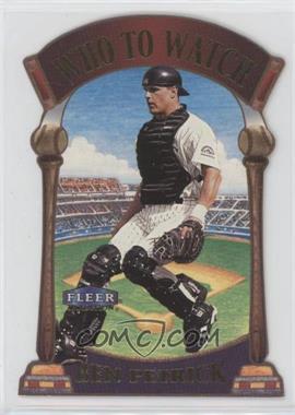 2000 Fleer Tradition - Who To Watch #4 WW - Ben Petrick