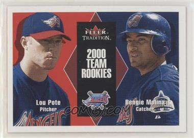 2000 Fleer Tradition Update - [Base] #U21 - Lou Pote, Bengie Molina