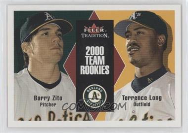 2000 Fleer Tradition Update - [Base] #U92 - Barry Zito, Terrence Long