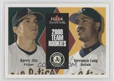 2000 Fleer Tradition Update - [Base] #U92 - Barry Zito, Terrence Long