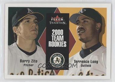 2000 Fleer Tradition Update - [Base] #U92 - Barry Zito, Terrence Long