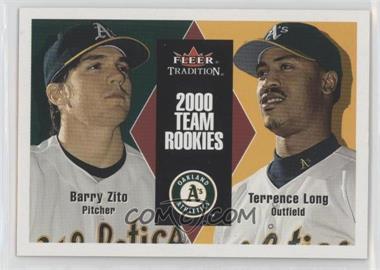 2000 Fleer Tradition Update - [Base] #U92 - Barry Zito, Terrence Long