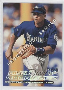 2000 Fleer Ultra - [Base] #1.2 - Alex Rodriguez (Promotional Sample)