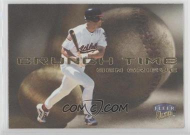 2000 Fleer Ultra - Crunch Time #15CT - Ben Grieve