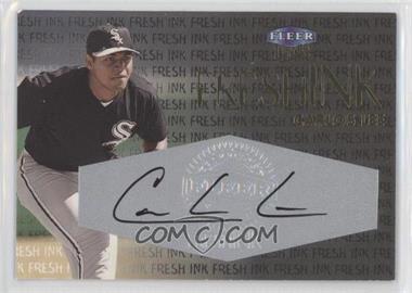 2000 Fleer Ultra - Fresh Ink #_CALE - Carlos Lee /900 [EX to NM]