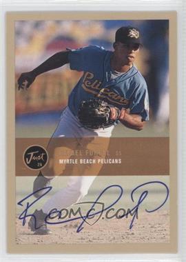 2000 Just Minors - Autographs - Gold #BA-09 - Just Imagine - Rafael Furcal /1