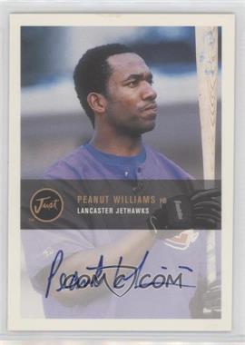 2000 Just Minors - Autographs #BA-86 - Just Graded - Peanut Williams