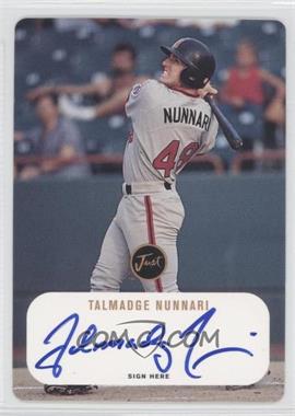 2000 Just Minors - Die-Cut Autographs #DC-13 - Just Imagine - Talmadge Nunnari /200