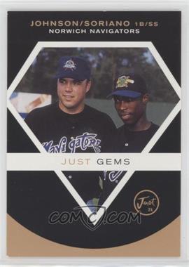 2000 Just Minors - Gems Imagine #JI0.JG.0 - Nick Johnson, Alfonso Soriano