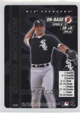 2000 MLB Showdown - [Base] - Unlimited #103 - Greg Norton