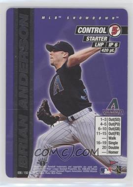 2000 MLB Showdown Pennant Run - [Base] - Edition 1 #006 - Brian Anderson