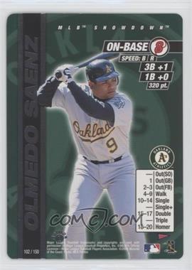 2000 MLB Showdown Pennant Run - [Base] - Edition 1 #102 - Olmedo Saenz