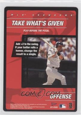 2000 MLB Showdown Pennant Run - Strategy #S11 - Offense - Take What's Given