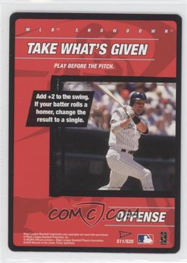 2000 MLB Showdown Pennant Run - Strategy #S11 - Offense - Take What's Given