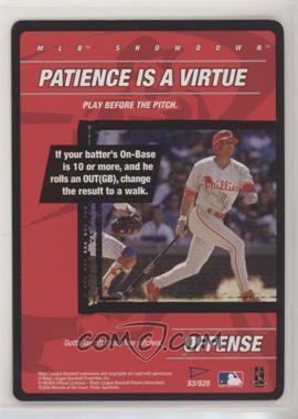 2000 MLB Showdown Pennant Run - Strategy #S3 - Offense - Patience is a Virtue