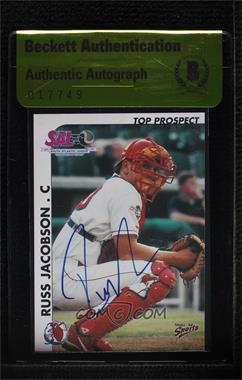2000 Multi-Ad Sports South Atlantic League Top Prospects - [Base] #17 - Russ Jacobson [BAS Beckett Auth Sticker]