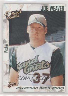 2000 MultiAd Sports Savannah Sand Gnats - [Base] #27 - Joe Weaver