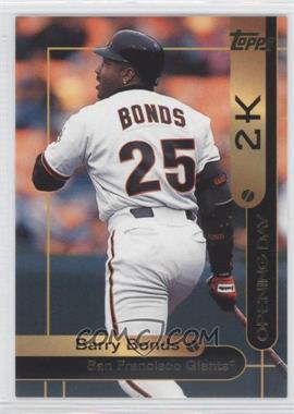 2000 Opening Day 2K - [Base] #OD2 - Topps - Barry Bonds