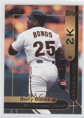 2000 Opening Day 2K - [Base] #OD2 - Topps - Barry Bonds