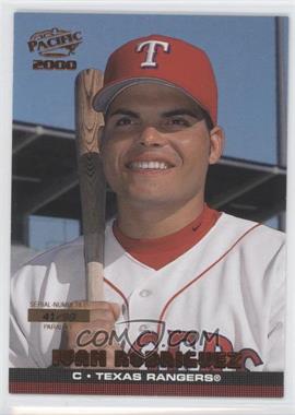 2000 Pacific - [Base] - Copper #429.1 - Ivan Rodriguez (Portrait) /99