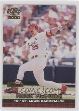 2000 Pacific - [Base] - Gold #356.2 - Mark McGwire (Action) /199