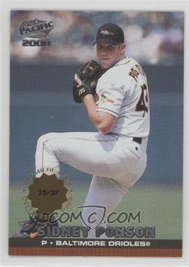 2000 Pacific - [Base] - Premiere Date #59 - Sidney Ponson /37