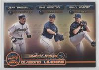 Jeff Bagwell, Mike Hampton, Billy Wagner [EX to NM]