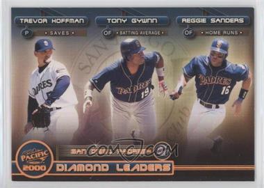 2000 Pacific - Diamond Leaders #29 - Trevor Hoffman, Tony Gwynn, Reggie Sanders