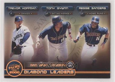 2000 Pacific - Diamond Leaders #29 - Trevor Hoffman, Tony Gwynn, Reggie Sanders