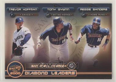 2000 Pacific - Diamond Leaders #29 - Trevor Hoffman, Tony Gwynn, Reggie Sanders